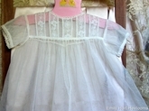 Antique Tulle baby dress