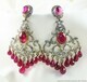 Diamond Rubellite earrings