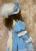 Silk dress and hat